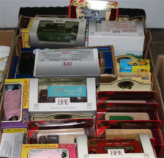 Box of toy cars
